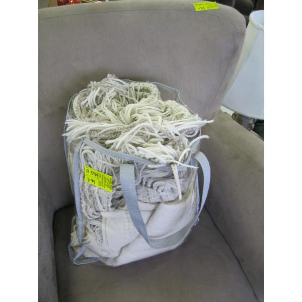 2 WOVEN THROWS (SMALLER THROW IS EATON VIRGIN WOOL)
