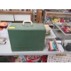 Image 1 : MASON CASED PORTABLE SEWING MACHINE W/ASST. ACCESS BOX, ETC.