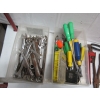 Image 2 : 2 CONTAINERS OF ASST. WRENCHES, PLIERS, ETC.