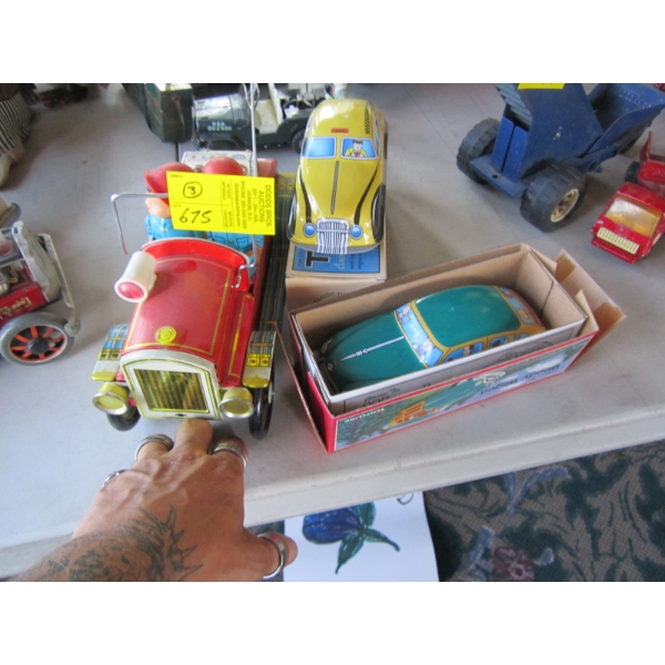 3 METAL TOYS - 2 W/BOXES