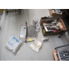 Image 1 : TILE CUTTER & FLAT OF MISC. TILE, TROWELS, MIXERS, ETC.
