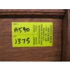 Image 3 : TALL OAK ANTIQUE DOUBLE BEDFRAME W/FOOTBOARD & RAILS