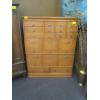 Image 1 : MULTI DRAWERED OFFICE CABINET W/ASST. FILE DRAWERS, ETC.