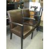 Image 1 : 2 LEATHER ARM CHAIRS