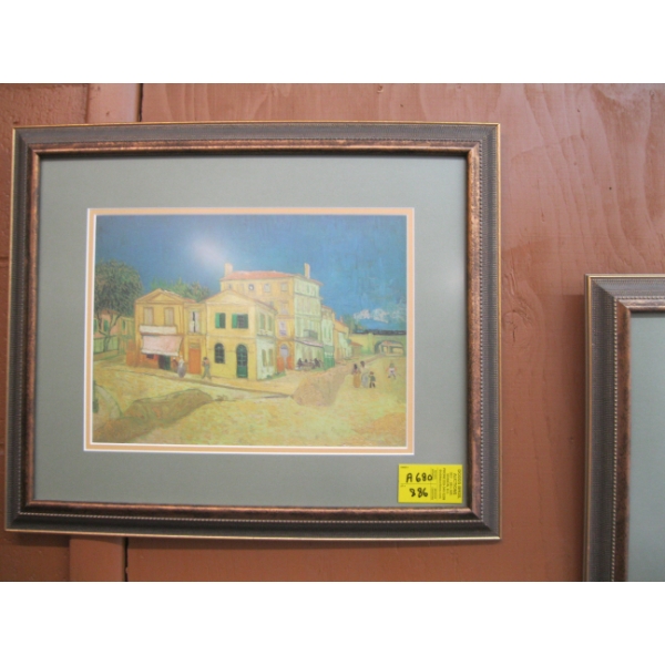 MATCHING FRAMED PRINT OF VILLAGE