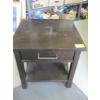 Image 2 : 3 PIECE DARK WOOD COFFEE TABLE & END TABLES