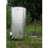 Image 1 : STAINLESS STEEL TANK BY TUSCANA INOX - APPROX. 6.5'X42" APPROX 2000L W/LID