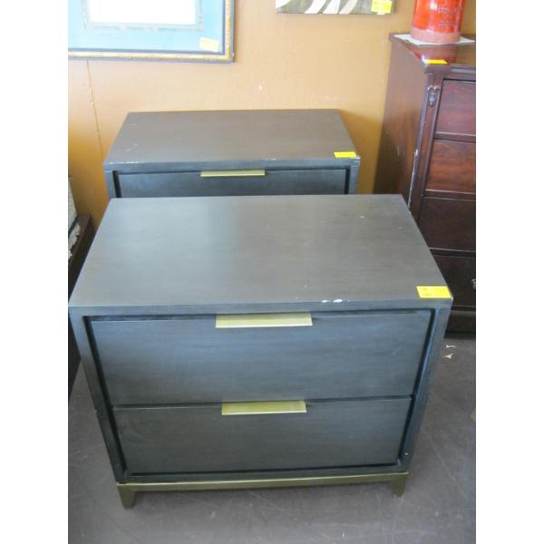 MATCHING PAIR OF 2 DRAWER NIGHTSTANDS