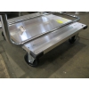 Image 2 : STAINLESS STEEL 4 WHEEL CART W/HANDLE