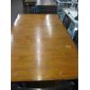 Image 3 : LG. DINING TABLE W/6 WOOD FRAMED CHAIRS & LEAF