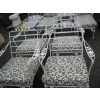 Image 1 : SET OF 4 WROUGHT IRON PATIO CHAIRS W/SEAT CUSHIONS ONLY
