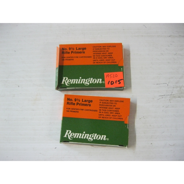 2 CONTAINERS OF RIFLE PRIMERS
