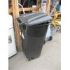 Image 2 : GARBAGE CAN W/SNOW SHOVEL & RAKE