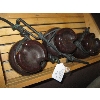 Image 2 : MISC. COLLECTABLES, INSULATORS, SM. WALL SHELF, CANE, ETC.