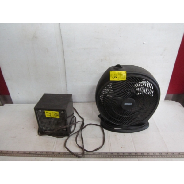 FACTO FAN & A SMALL HEATER