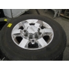 Image 2 : SET OF 5 TIRES - LT265/70R18 - 4 ARE ON GM CHROME 8 BOLT RIMS