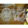 Image 1 : GLASS & CRYSTAL VASES, BOWLS, ETC.