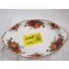Image 3 : ROYAL ALBERT OLD COUNTRY ROSE SERVING BOWL & SM. SERVING TRAY