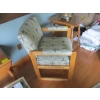 Image 2 : WOOD FRAMED UPHOLSTERED CHAIR