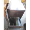 Image 2 : ROLLING 2 DRAWER WOOD FILING CABINET W/KEY