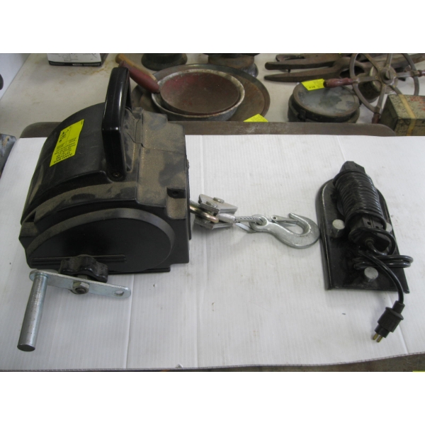 12V ELECTRIC BOAT WINCH W/HAND CRANK & CONTROLLER