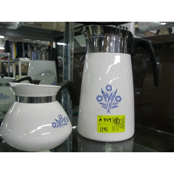 CORNINGWARE COFFEE PERCULATOR & TEAPOT