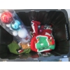 Image 3 : PLASTIC STORAGE BINS W/ASST'D XMAS CONTENTS