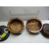 Image 2 : 2 WOODEN LIDDED BOWLS