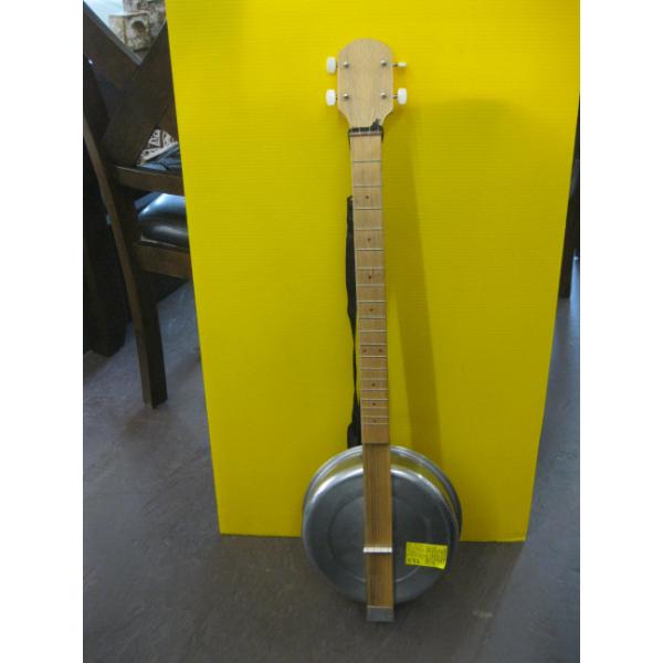 HOME MADE POT BANJO - MADE IN CHERRYVILLE, BC