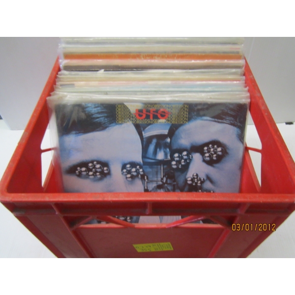 CRATE OF RECORDS