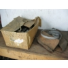 Image 3 : 2 BOXES & BUCKET OF MISC. - BANDING, BOLTS, ETC.