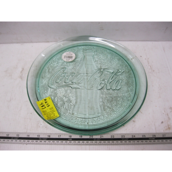 COCA COLA GLASS PLATTER
