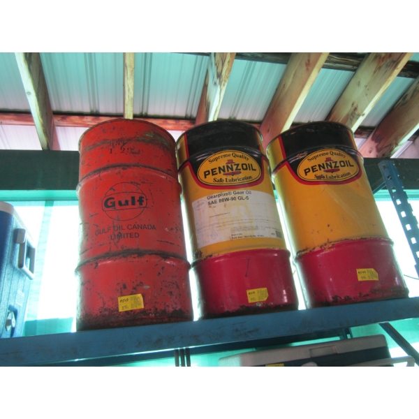 3 - 15 GAL LUBRICANT CANS