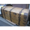 Image 1 : LG. METAL BOUND ANTIQUE TRUNK - CIRCA 1778