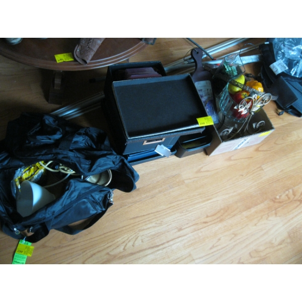 MISC. FILE HOLDERS, FRUIT BOWL, ETC.