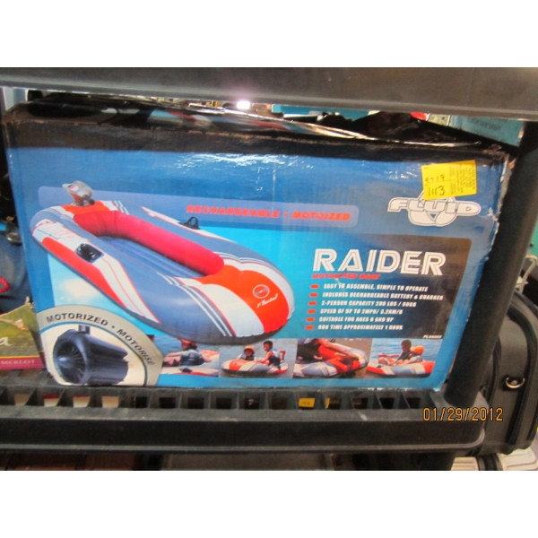 RAIDER BULLET BOAT IN BOX - MOTORIZED