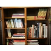 Image 3 : LG. LOT OF BOOKS IN GLASS DOORED CABINET