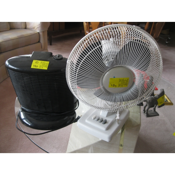 2 ELECTRIC FANS