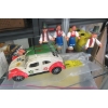 Image 1 : ASST. TOYS, METAL VOLKSWAGEN BUG & WOODEN FIGURINES