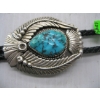 Image 2 : SILVER & TURQUOISE NAVAJO NECKTIE