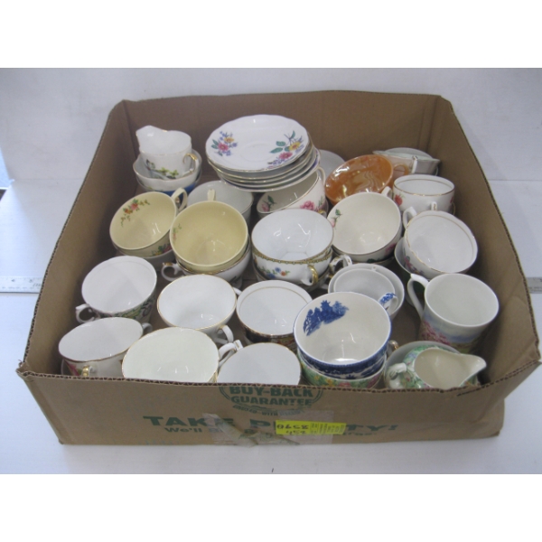 ASST. TEACUPS & SAUCERS