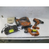 Image 1 : RIGID CORDLESS JIGSAW, DRILL, FLASHLIGHT & CHARGER, 1 BATTERY