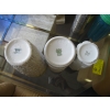 Image 3 : 3 GERMAN WHITE PORCELAIN VASES
