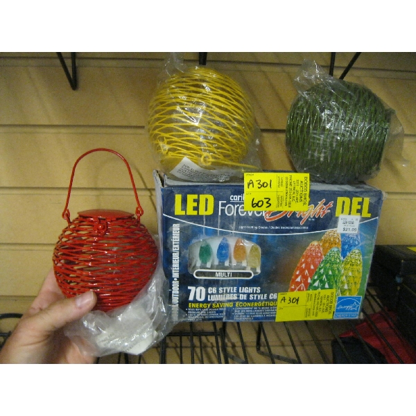 LED LIGHTS & CANDLE HOLDERS