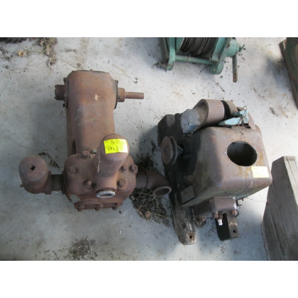SM. ENGINE, SZ UNKNOWN & "AS IS" PUMP