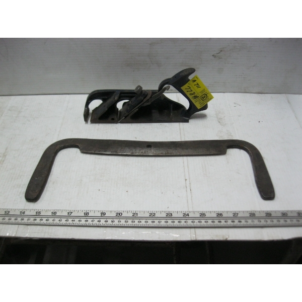 METAL DRAWKNIFE & A RECORD WOOD PLANE