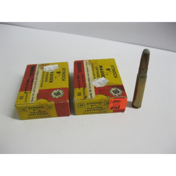 KYNOCH 9M MAUSWER 245GRS |2X10 CARTRIDGES