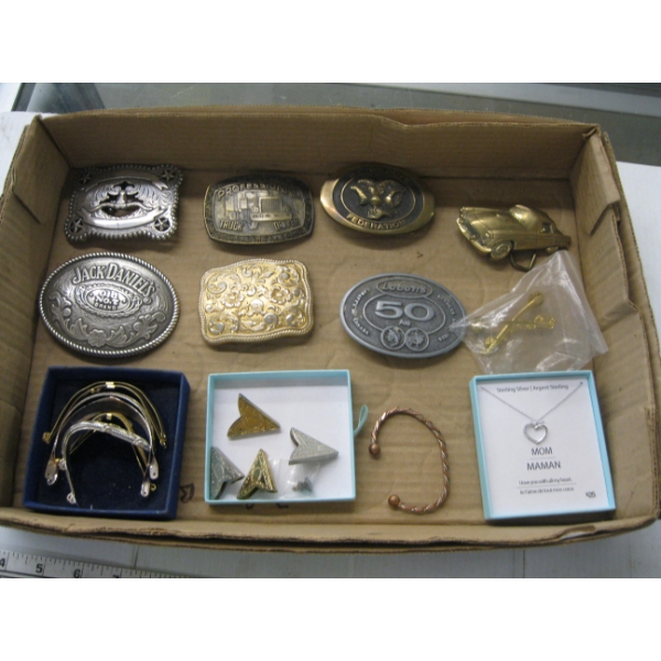 ASST. BELT BUCKLES, ETC.