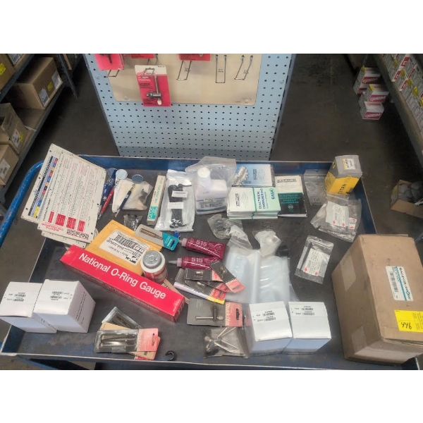 BALDOR 4B74SK SHEAVE IN BOX AND EVERYTHING ON CART
