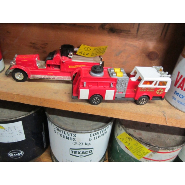 2 FIRE TRUCKS 
